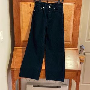 Closed navy slim corduroy pants